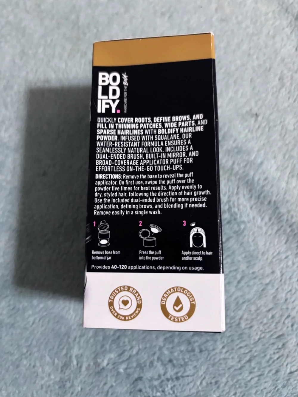 Boldify Root and Thinning Cover-Up Hairline Powder Light Blonde 14oz.